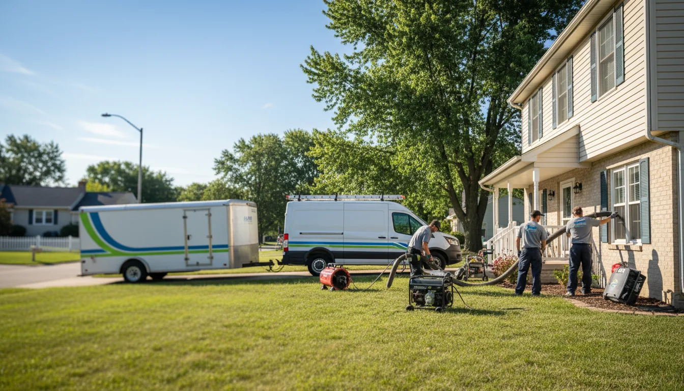 Flooded Basement Restoration And Cleanup With Repair in Cedar Grove, WI near me